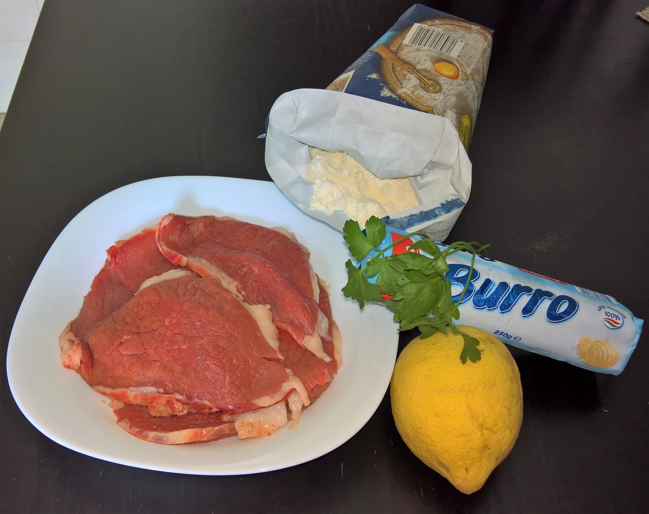Carne al limone scaloppine
